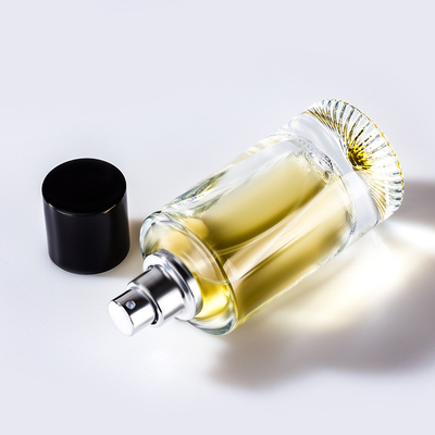 Casquillo magnético de cristal de la botella 50ml de perfume de la bomba vacía del espray
