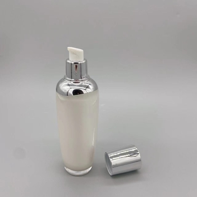 empaquetado cosmético plástico de la botella de tinta de la piel del picosegundo del cilindro oval 80ml
