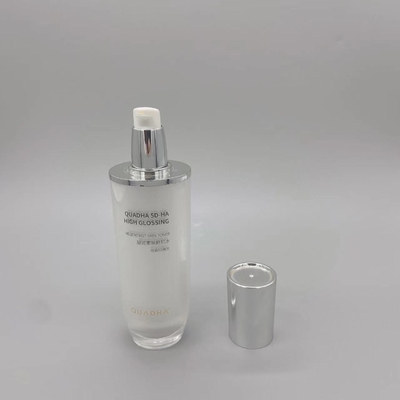 Cilindro oval cosmético 100ml plástico 120ml de la botella de tinta de Skincare
