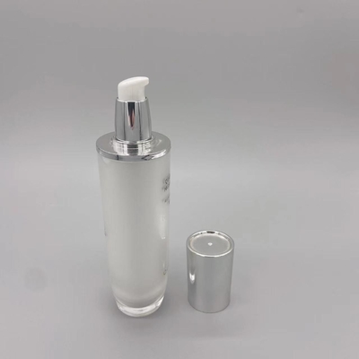 Cilindro plástico de Skincare del cilindro 50ml de la bomba cosmética oval de la loción
