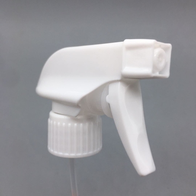 Tipo boca plástica del botón de la mano del limpiador del espray del arma del cuadrado de la bomba del espray del plástico