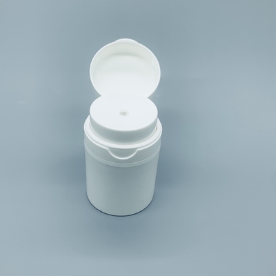 Botella privada de aire blanca de la bomba de la crema de la loción de los PP 30 ml 50 ml 100 ml 120 ml