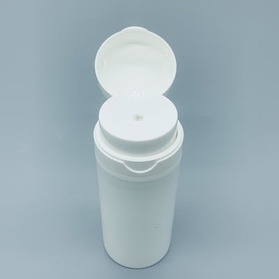 Botella privada de aire blanca plástica de los PP para 50ml de empaquetado cosmético