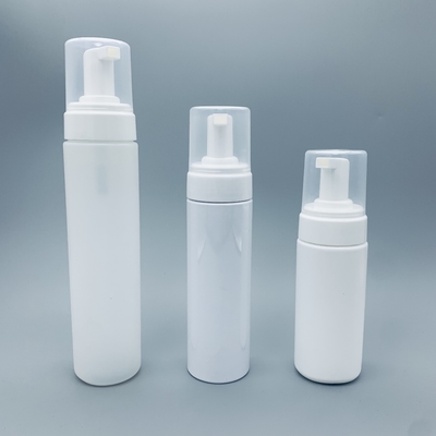 La ronda plástica de la botella de la desinfección PE forma translúcido azul blanco