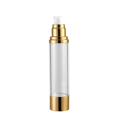 COMO cosméticos de la cubierta en botella privada de aire de acrílico plástica de las botellas de vacío