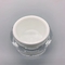 envases separados de cara 30g de la crema de los tarros plásticos cilíndricos de los PP
