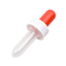 empaquetado plástico de la pipeta del dropper de la botella de la cabeza roja 0.25ml