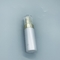 Dispensador privado de aire de la bomba de los cosméticos transparentes del oro para el aceite esencial de la mantequilla de la esencia