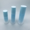 La bomba privada de aire del suero de los cosméticos privados de aire plásticos azules embotella 30 50 100 150 200 ml