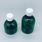 La botella de encargo del champú de la ronda vacía verde oscuro de la venta al por mayor 50ml 100ml 150ml ACARICIA la botella plástica cosmética de la bomba