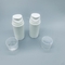 Distribución privada de aire de los cosméticos de la botella de los PP de la prensa plástica blanca
