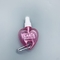 Desinfectante de la mano de la botella del ANIMAL DOMÉSTICO de Mini Heart Leaf Shape Cosmetic con la cadena dominante
