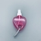 Desinfectante de la mano de la botella del ANIMAL DOMÉSTICO de Mini Heart Leaf Shape Cosmetic con la cadena dominante