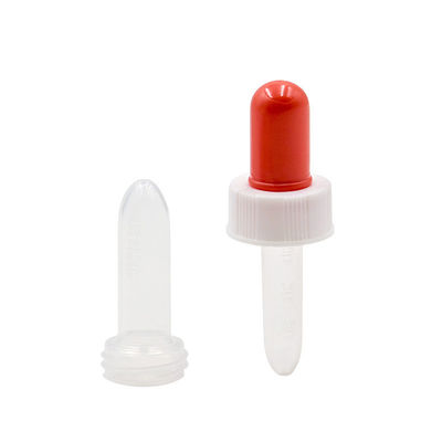 calidad  0.25ml Red Head Plastic Bottle Dropper Pipette Packaging fábrica