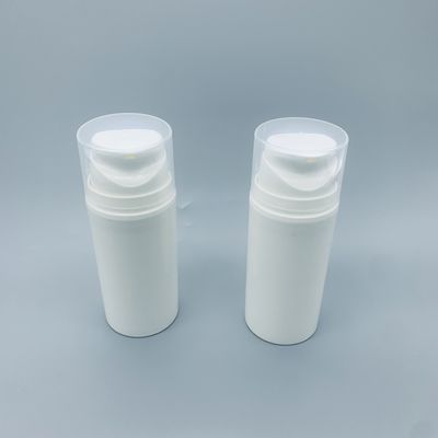 calidad  White Plastic Press PP Airless Bottle Cosmetics Distribution fábrica
