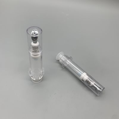 Botella vacía de crema hidratante para los ojos, presione para exprimirla fácil de transportar, se puede autobloquear y no se filtrará.